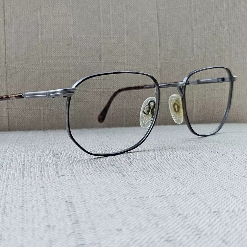 Luxottica Men Eyeglasses Vintage Frame TOLEDO ANMBER 54[]20 135 Made in Italy